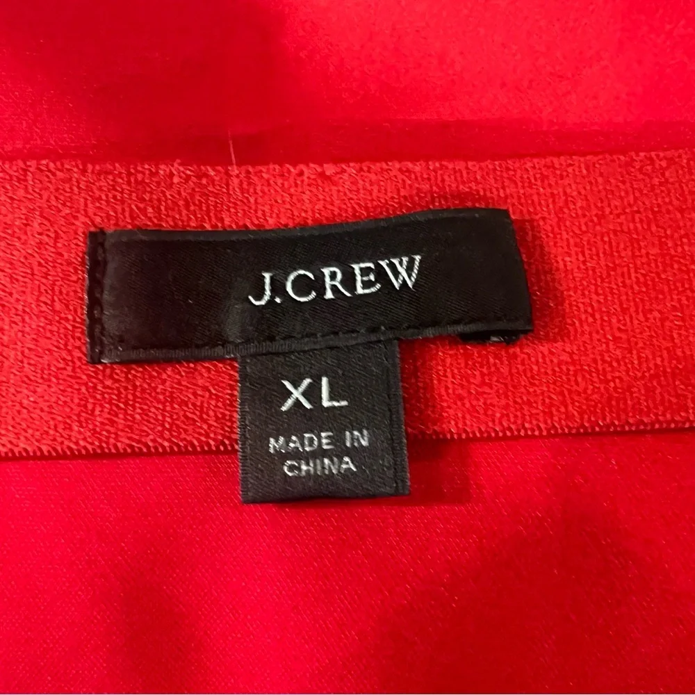 J. Crew Red A-Line Skirt